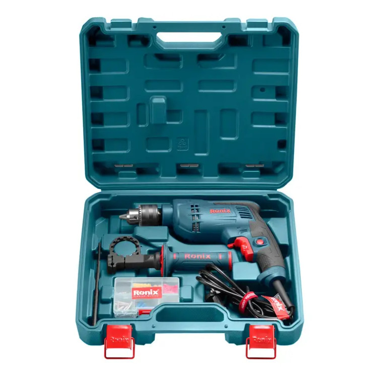 ست ترکیبی دریل برقی چکشی 750 وات 54 پارچه رونیکس مدل RS-0005