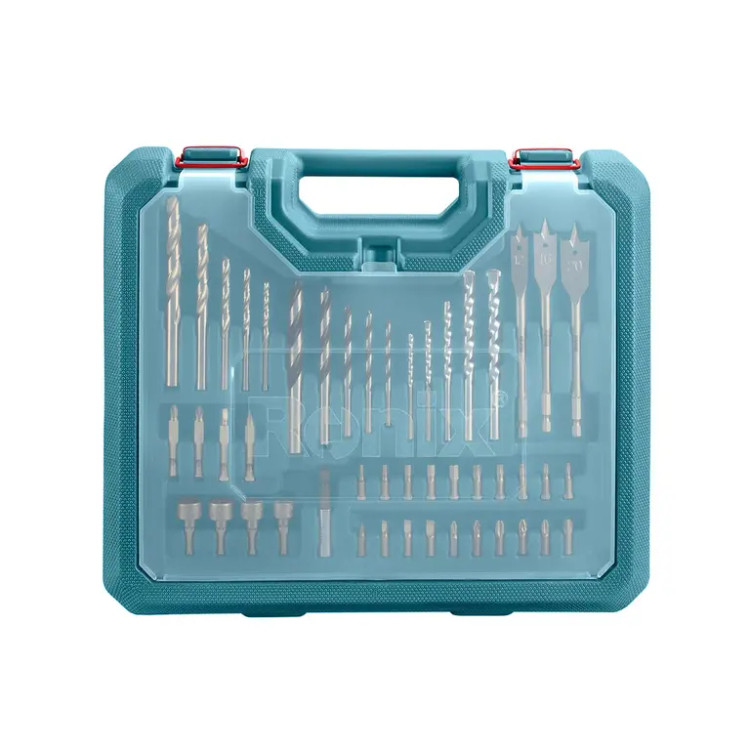 ست ترکیبی دریل برقی چکشی 750 وات 54 پارچه رونیکس مدل RS-0005