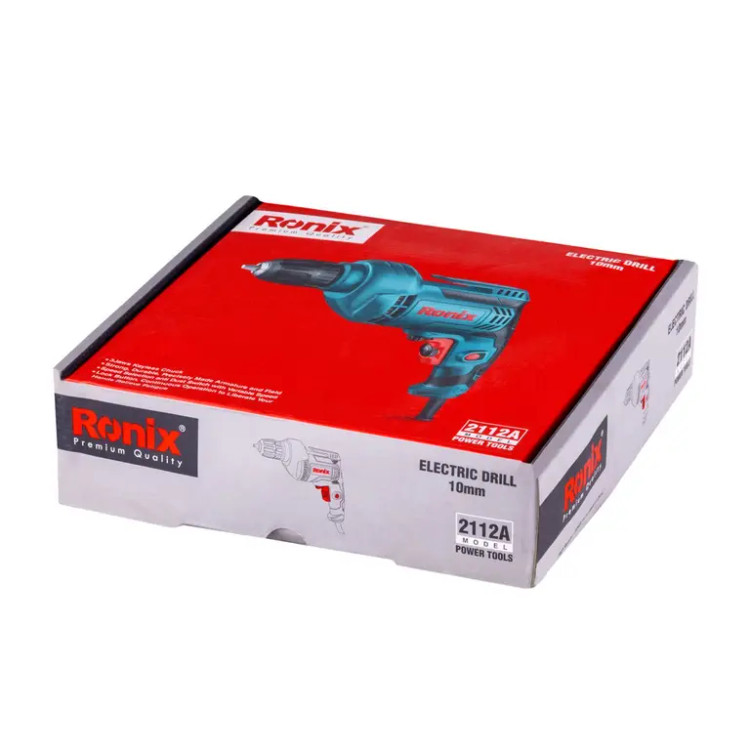 دریل برقی اتوماتیک 10میلیمتری-450 وات رونیکس مدل 2112A